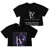 IVE THE 1ST WORLD TOUR SHOW WHAT I HAVE T-SHIRT CROP TOP