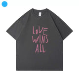 IU BTS V LOVE WINS ALL T-SHIRT
