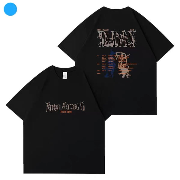 SUGA TOUR]OVERSIZED T-SHIRT (white)(2023年8月末以降発送