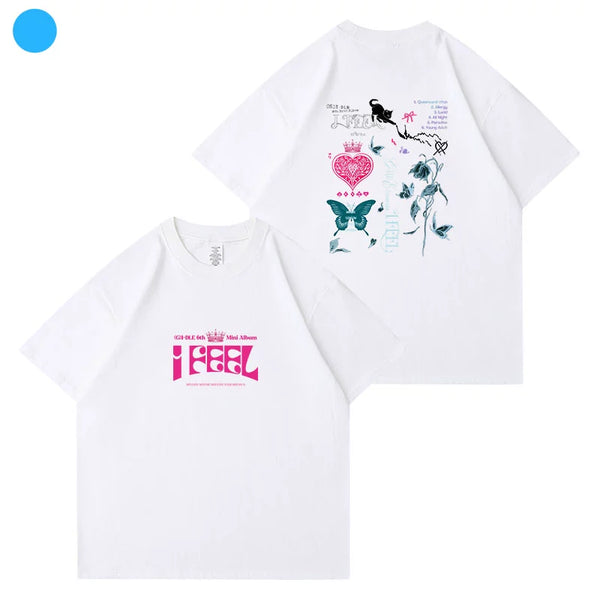 G)I-DLE I FEEL ALBUM COMEBACK T-SHIRT – IDOLS FASHION