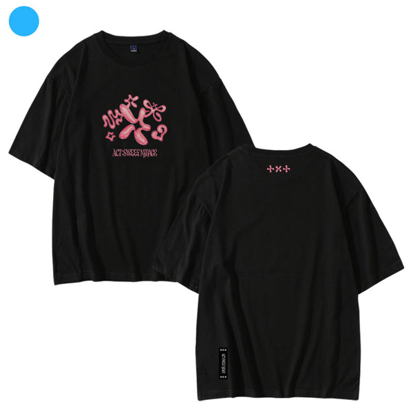 アイドル TXT TOGETHER CROP T-SHIRT アイドル TXT TOGETHER CROP T-SHIRT TOMORROW X TOGETHER - TXT