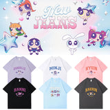 NEWJEANS GET UP CARTOON T-SHIRTS