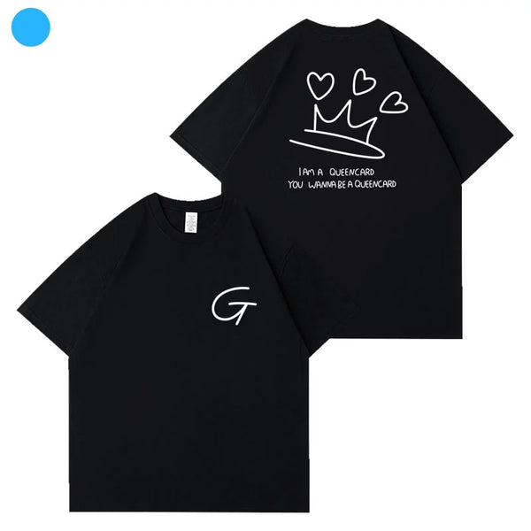 G)I-DLE I AM FREE-TY WORLD TOUR QUEENCARD CONCERT T-SHIRT – IDOLS G)I-DLE I AM FREE-TY WORLD TOUR QUEENCARD CONCERT T-SHIRT – IDOLS