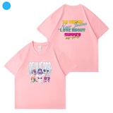 NEWJEANS GET UP CARTOON T-SHIRTS