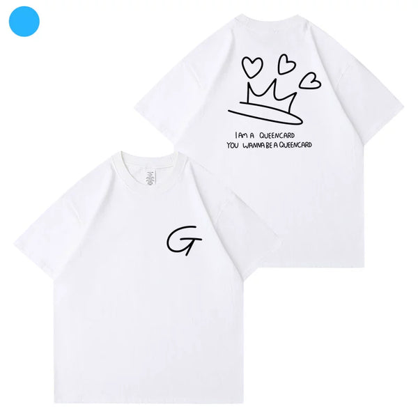 G)I-DLE I AM FREE-TY WORLD TOUR QUEENCARD CONCERT T-SHIRT – IDOLS G)I-DLE I AM FREE-TY WORLD TOUR QUEENCARD CONCERT T-SHIRT – IDOLS