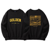 BTS JUNGKOOK GOLDEN ALBUM HOODIE SWEATER