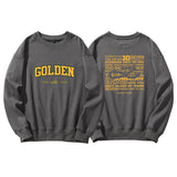 BTS JUNGKOOK GOLDEN ALBUM HOODIE SWEATER