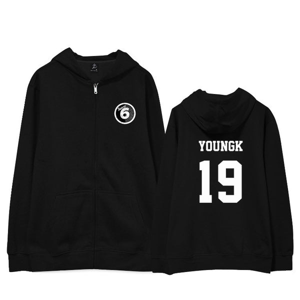 DAY6 SUNRISE MEMBER ZIP UP HOODIES – IDOLS FASHION