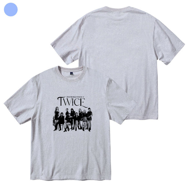 TWICE 4TH WORLD TOUR CONCERT T-SHIRT – IDOLS FASHION