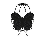 TWICE NAYEON RED VELVET SEULGI BLUE BUTTERFLY TOP SHIRT