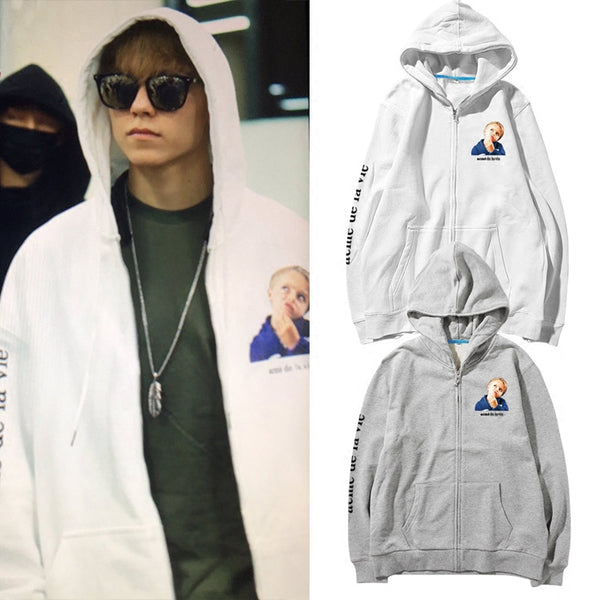 SEVENTEEN VERNON ACME DE LA VIE ZIP UP HOODIE