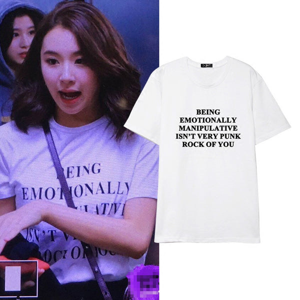 TWICE CHAEYOUNG PUNK ROCK T-SHIRT