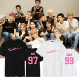 SEVENTEEN MEMBER BLACK T-SHIRTS