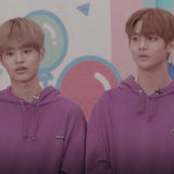 WANNA ONE DAEHWI JINYOUNG TWICE MOMO BEAR PURPLE HOODIE