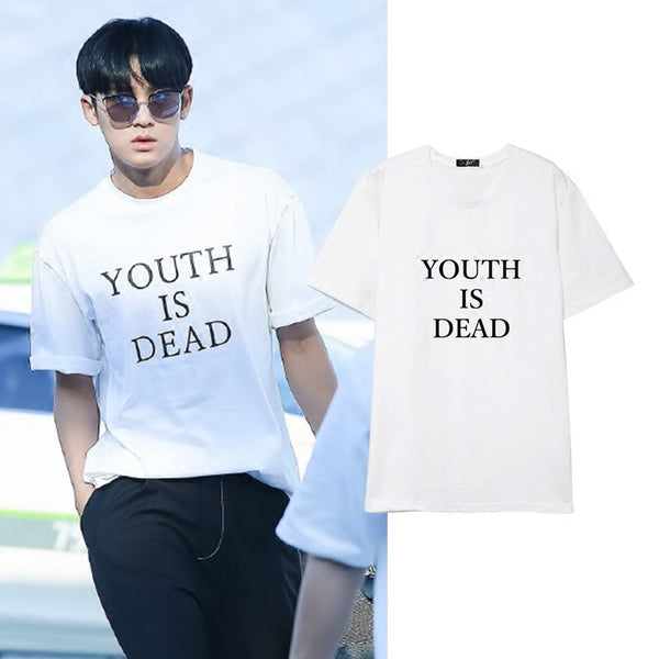 SEVENTEEN MINGYU YOUTH IS DEAD T-SHIRT