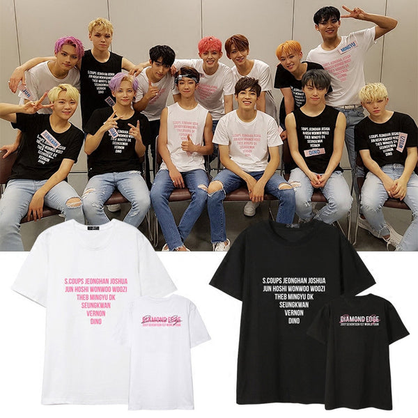SEVENTEEN DIAMOND EDGE MEMBERS T-SHIRT