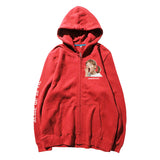 SEVENTEEN WOOZI YAWNING ZIP UP HOODIE