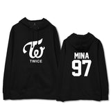 TWICE THE STORY BEGINS MEMBERS NAME NUMBER HOODIE