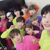 WANNA ONE DAEHWI JINYOUNG TWICE MOMO BEAR PURPLE HOODIE