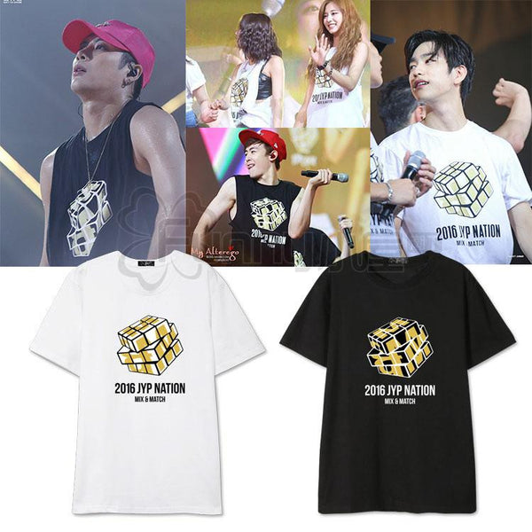 GOT7 TWICE 2PM 2016 JYP NATION T-SHIRT