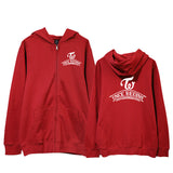 TWICE ONCE BEGINS CONCERT ZIP UP HOODIE