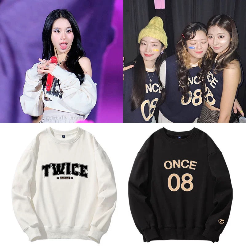 TWICE READY TO BE 2023 WORLD TOUR SWEATER – IDOLS FASHION