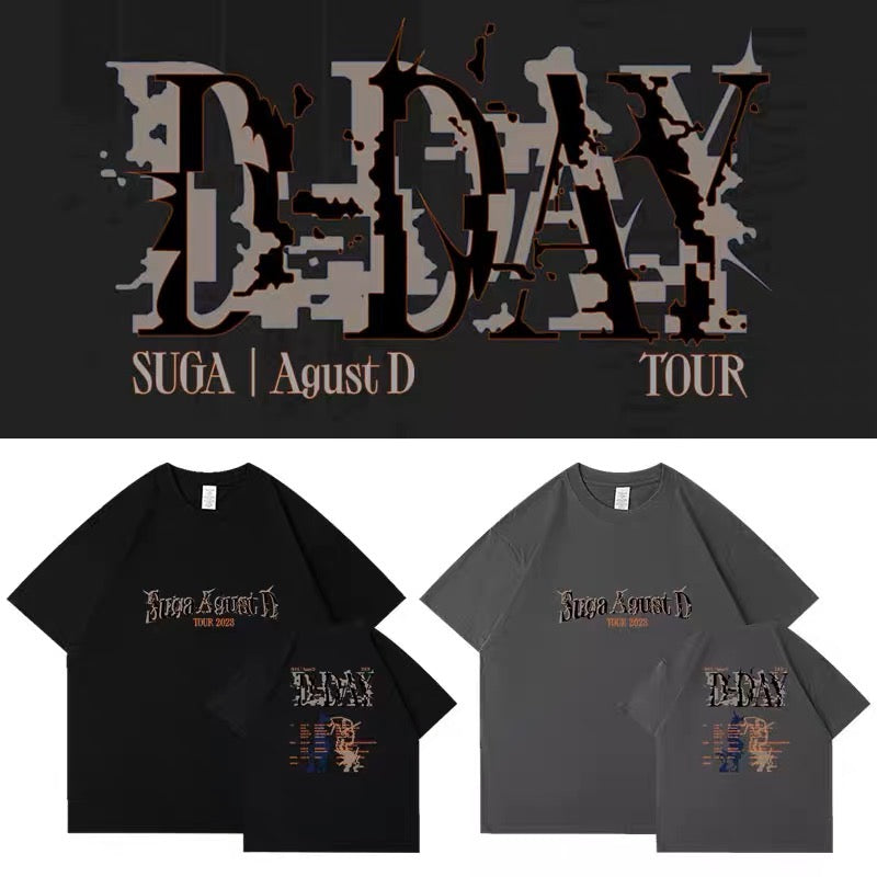 BTS SUGA AUGUST D TOUR 2023 T-SHIRT – IDOLS FASHION