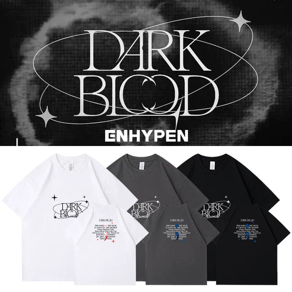 ENHYPEN DARK BLOOD ALBUM T-SHIRT