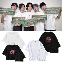 TXT ACT SWEET MIRAGE WORLD TOUR CONCERT T-SHIRT CROP TOP
