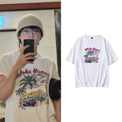 BTS V ALOHA HAWAII T-SHIRT