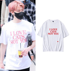 NCT DREAM JAEMIN I LOVE CATS NOT YOU T-SHIRT