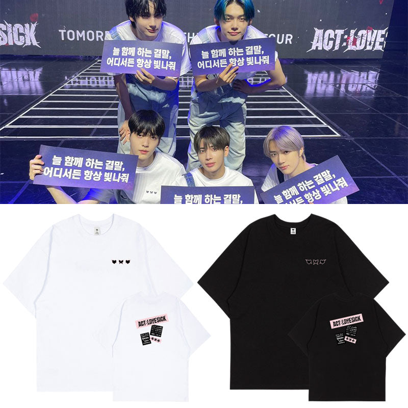 TXT ACT LOVESICK CONCERT TOUR T-SHIRT – IDOLS FASHION
