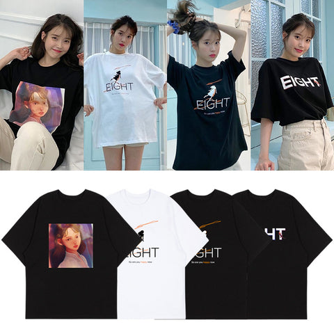 IU EIGHT SO ARE YOU HAPPY NOW T-SHIRT