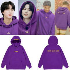 BTS YOU NEVER WALK ALONE PURPLE HOODIE