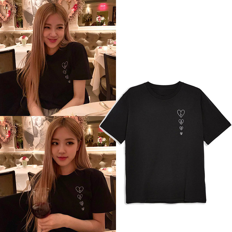アイドル BLACKPINK HEART T-SHIRT TOKYO Amazon.co.jp: Black Pink T-shirt Short Sleeve 2023 World