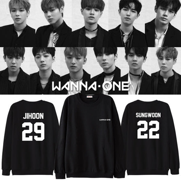WANNA ONE DEBUT MEMBER SWEATER
