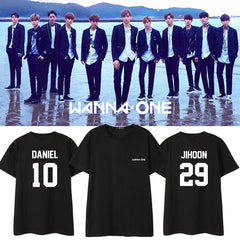 WANNA ONE MEMBER NUMBER T-SHIRT