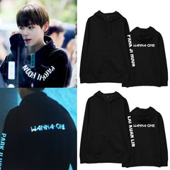 WANNA ONE MEMBERS NAME SLEEVES HOODIE