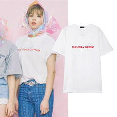 TWICE JUNGYEON THE EVAN DENIM T-SHIRT