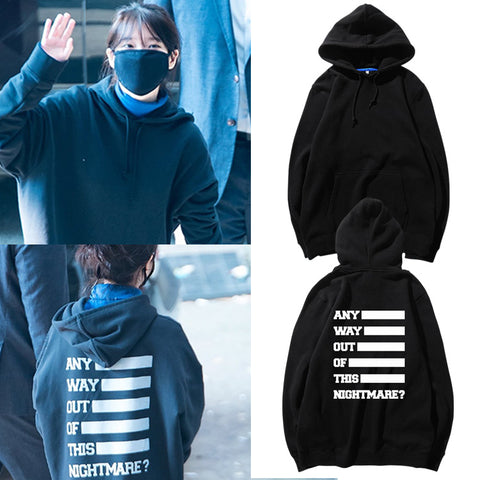 IU ANYWAY OUT OF THIS NIGHTMARE HOODIE