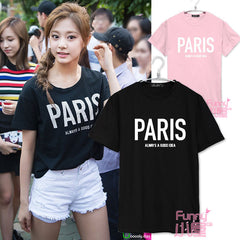 TWICE TZUYU PARIS ALWAYS A GOOD IDEA T-SHIRT