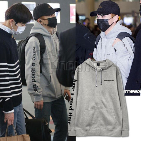 EXO XIUMIN HAVE A GOOD TIME HOODIE