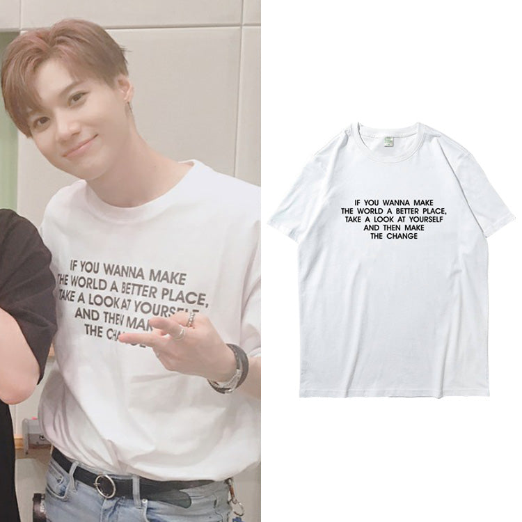 SHINEE TAEMIN A BETTER PLACE T-SHIRT – IDOLS FASHION