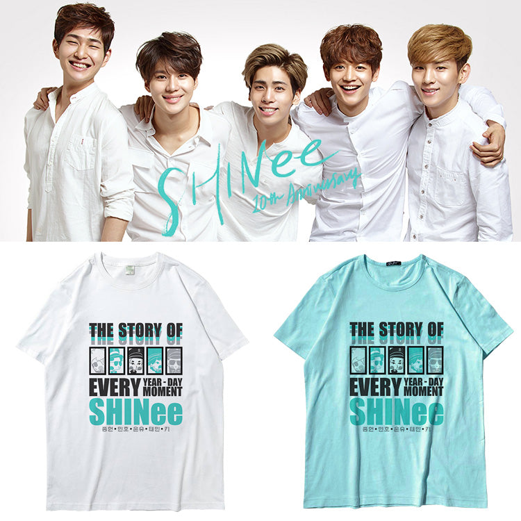 SHINee 15th My SHINeeWorld  Tシャツ SHINee 15th My SHINeeWorld Tシャツ SHINee MY SHINEE WORLD