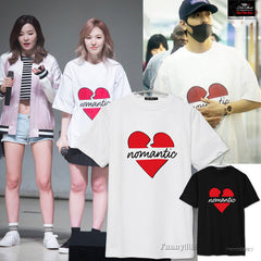 RED VELVET WENDY CNBLUE JUNG YONGHWA ROMANTIC T-SHIRT