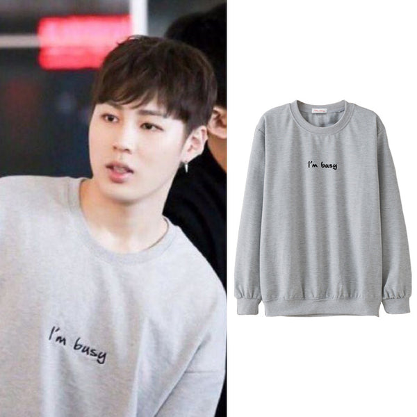 WANNA ONE SUNGWOON I'M BUSY SWEATER