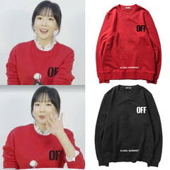 SNSD TAEYEON OFF SWEATER