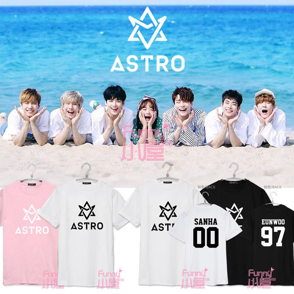 ASTRO SUMMER VIBES MEMBER T-SHIRTS