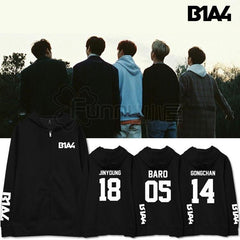 B1A4 MEMBER ZIP UP HOODIES